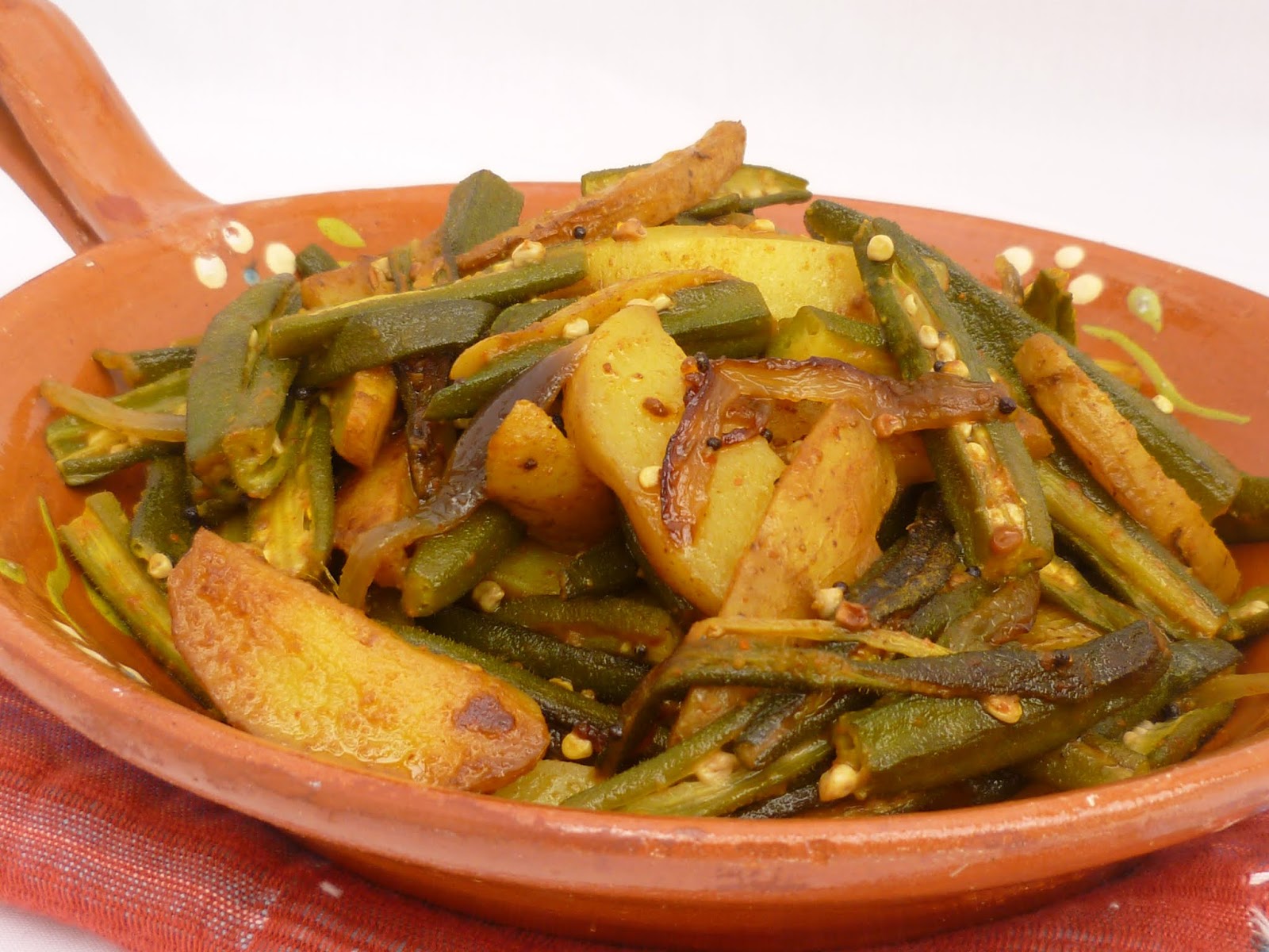 Okra and Potato Curry Nepalese Style simply.food